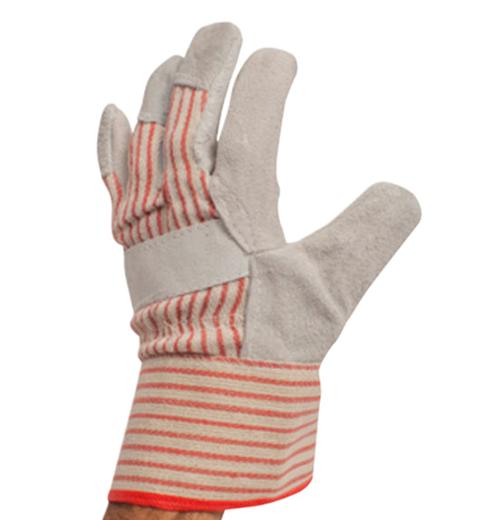 Split Leather Fitters Gloves, Single Palm